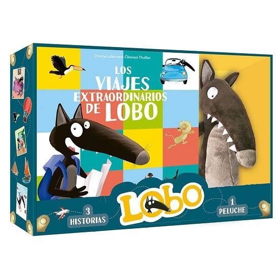 Los viajes extraordinarios de Lobo. Cofre con peluche | 9791039552912 | Lallemand, Orianne | Librería Castillón - Comprar libros online Aragón, Barbastro