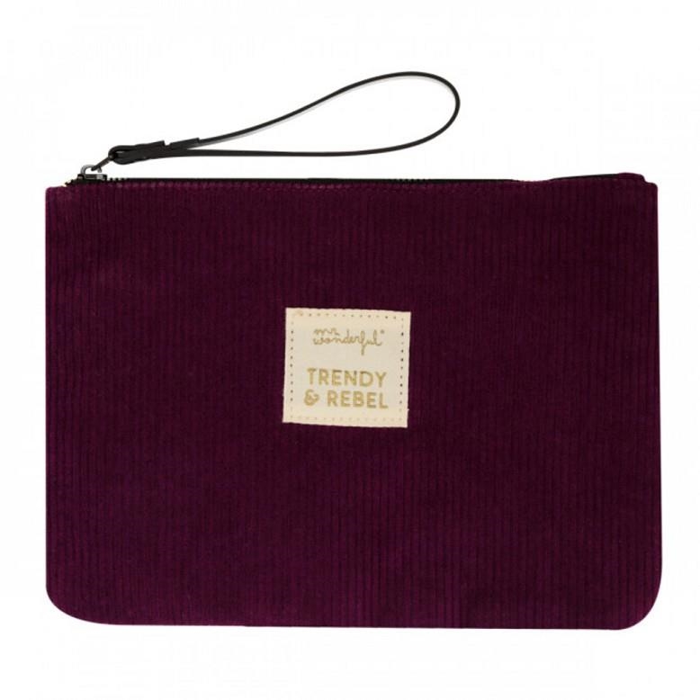 NECESER WRISTLET CORDUROY PURPLE TRENDY & REBEL- MR WONDERFUL | 8445641052780 | Librería Castillón - Comprar libros online Aragón, Barbastro