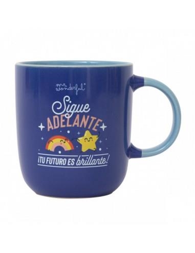 TAZA SIGUE ADELANTE TU FUTURO ES BRILLANTE! - MR WONDERFUL | 8445641048202 | Librería Castillón - Comprar libros online Aragón, Barbastro