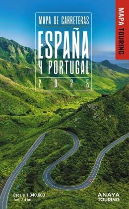 Mapa de Carreteras de España y Portugal 1:340.000, 2025 | 9788491588610 | Anaya Touring | Librería Castillón - Comprar libros online Aragón, Barbastro