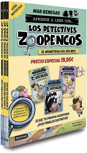 Pack Aprende a leer con... ¡Los Detectives Zoopencos! 1, 2 y 3: En letra | 9788408300946 | Benegas, Mar | Librería Castillón - Comprar libros online Aragón, Barbastro