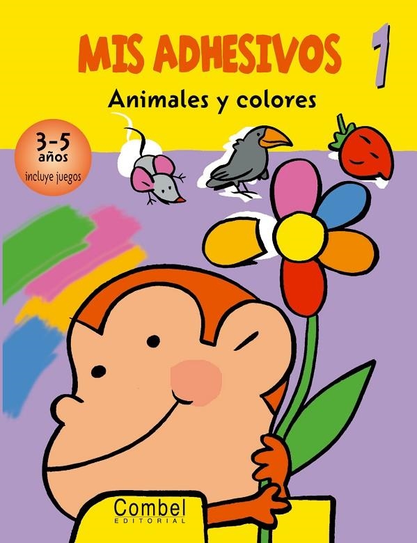 MIS ADHESIVOS 1 ANIMALES Y COLORES 3-5 AÑOS | 9788498251869 | Librería Castillón - Comprar libros online Aragón, Barbastro