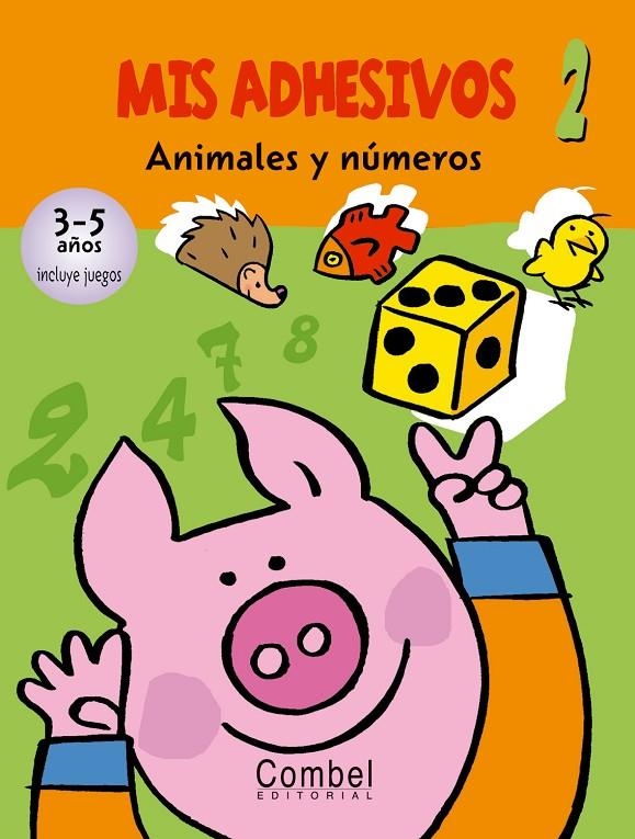 MIS ADHESIVOS 2 ANIMALES Y NUMEROS 3-5 AÑOS | 9788498251876 | Librería Castillón - Comprar libros online Aragón, Barbastro