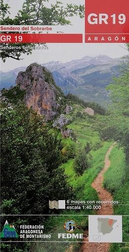 GR 19 : SENDERO DEL SOBRARBE | 9788483212288 | FEDERACION ARAGONESA DE MONTAÑISMO | Librería Castillón - Comprar libros online Aragón, Barbastro