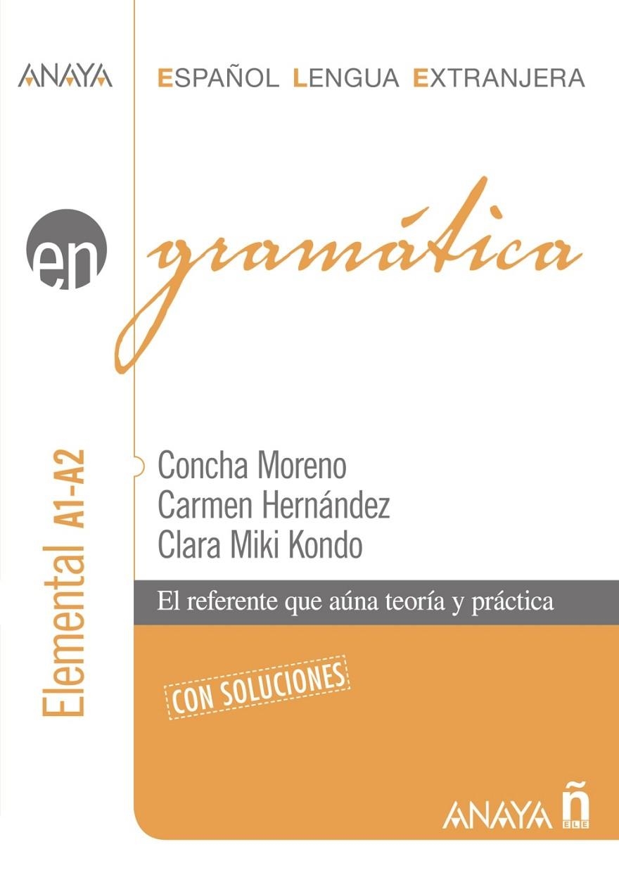 ESPAÑOL LENGUA EXTRANJERA GRAMATICA NIVEL ELEMENTAL | 9788466764315 | MORENO GARCIA, CONCEPCION | Librería Castillón - Comprar libros online Aragón, Barbastro