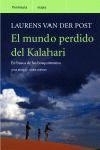 MUNDO PERDIDO DEL KALAHARI, EL | 9788483075661 | VAN DER POST, LAURENS | Librería Castillón - Comprar libros online Aragón, Barbastro