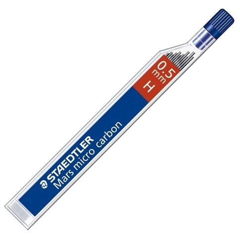 MINAS 0.5 H STAEDTLER MARS MICRO 12UN 250 05-H | 4007817213643 | Librería Castillón - Comprar libros online Aragón, Barbastro