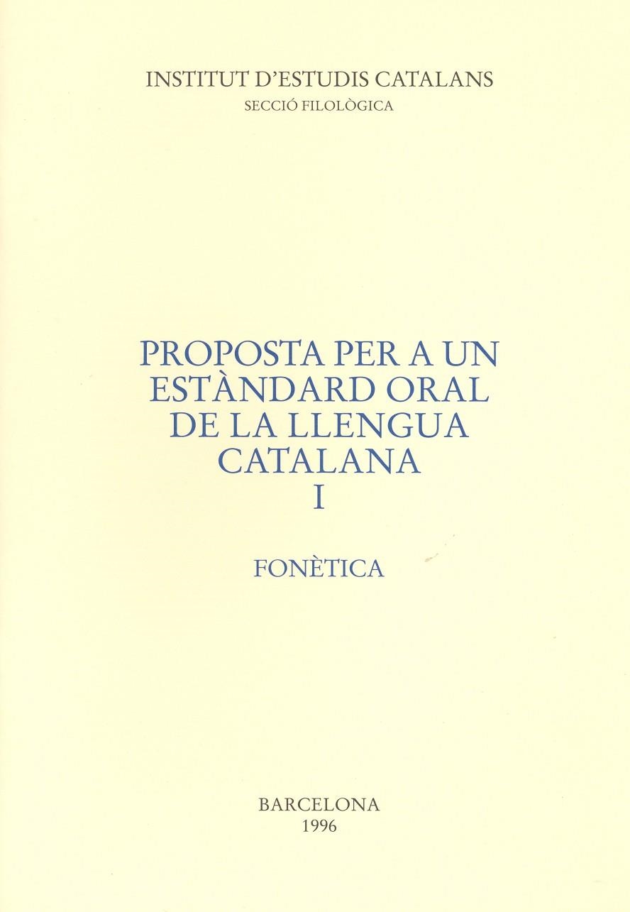 PROPOSTA PER A UN ESTANDARD ORAL LLENGUA CAT. 1 | 9788472833197 | Librería Castillón - Comprar libros online Aragón, Barbastro