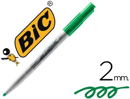 ROTULADOR BIC VELLEDA PIZARRA BLANCA VERDE PUNTA 2MM | CS07527 | Librería Castillón - Comprar libros online Aragón, Barbastro