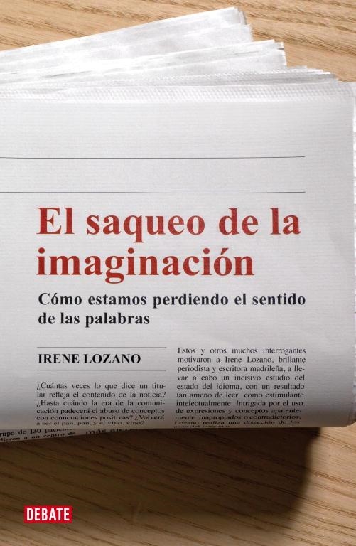 SAQUEO DE LA IMAGINACION, EL | 9788483067741 | Irene Lozano | Librería Castillón - Comprar libros online Aragón, Barbastro