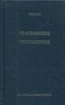 FRAGMENTOS TESTIMONIOS | 9788424901981 | ESQUILO | Librería Castillón - Comprar libros online Aragón, Barbastro