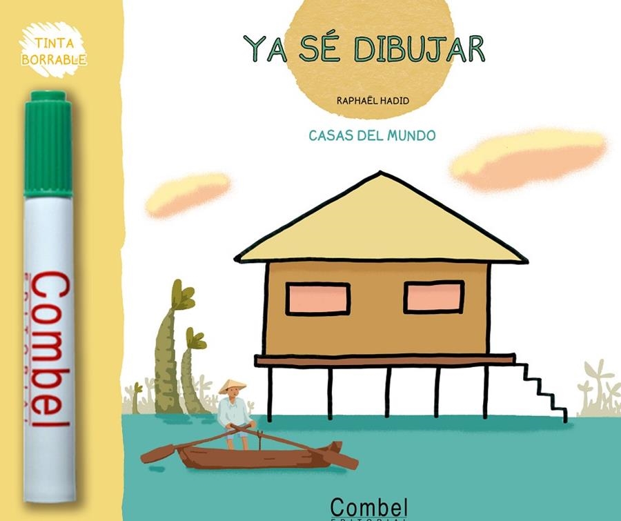 YA SE DIBUJAR : CASAS DEL MUNDO | 9788498253498 | HADID, RAPHAEL | Librería Castillón - Comprar libros online Aragón, Barbastro