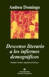 DESCENSO LITERARIO A LOS INFIERNOS DEMOGRÁFICOS | 9788433962751 | DOMINGO, ANDREU | Librería Castillón - Comprar libros online Aragón, Barbastro