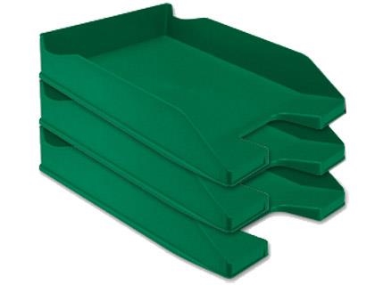 BANDEJA SOBREMESA PLASTICO Q-CONNECT VERDE OPACO KF04192 36180 | 5705831041929 | Librería Castillón - Comprar libros online Aragón, Barbastro