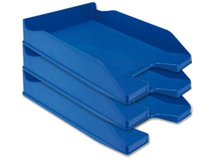 BANDEJA SOBREMESA PLASTICO Q-CONNECT AZUL OPACO KF04191 36179 | 5705831041912 | Librería Castillón - Comprar libros online Aragón, Barbastro