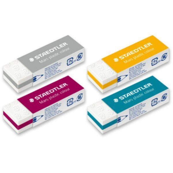 GOMA BORRAR STAEDTLER 526 004 S 4 COLORES SURTIDOS | 4007817525050 | ST 526 004 S | Librería Castillón - Comprar libros online Aragón, Barbastro