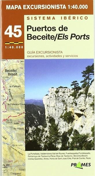 MAPA EXCURSIONISTA PUERTOS DE BECEITE 1:40.000 | 9788483212639 | ZORRILLA ALCAINE, FERNANDO | Librería Castillón - Comprar libros online Aragón, Barbastro