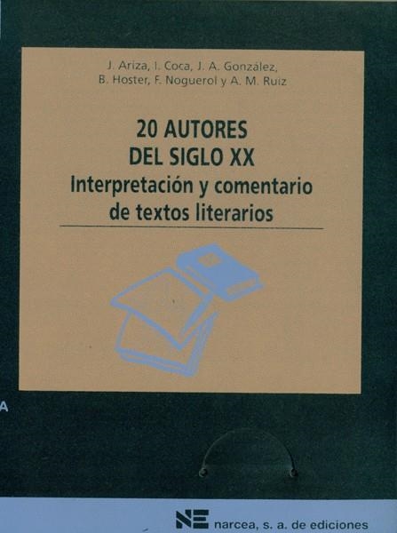 Veinte autores del siglo XX | 9788427710863 | Ariza Conejero, Julio/y otros | Librería Castillón - Comprar libros online Aragón, Barbastro