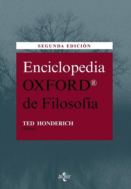 ENCICLOPEDIA OXFORD DE FILOSOFIA | 9788430947805 | HONDERICH, TED | Librería Castillón - Comprar libros online Aragón, Barbastro