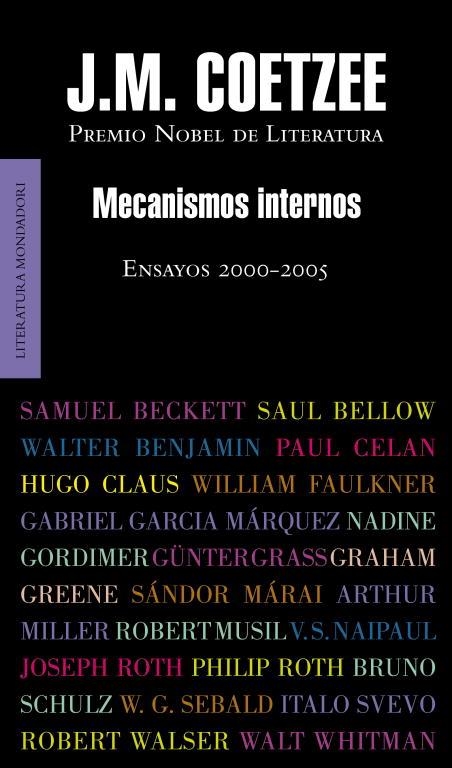 MECANISMOS INTERNOS (ENSAYOS 2000-2005) | 9788439721581 | J.M. Coetzee | Librería Castillón - Comprar libros online Aragón, Barbastro